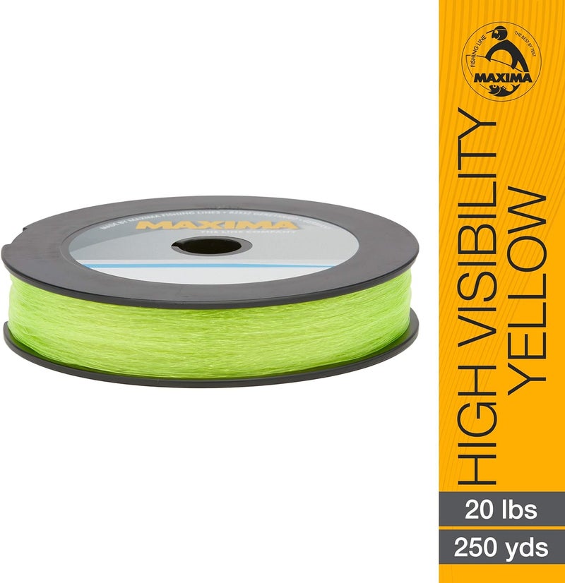 Maxima Fishing Line One Shot Spool, High Visibility Yellow - Image 2